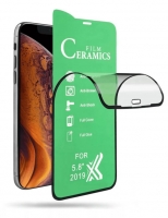 Pelicula de Vidro Iphone 13 Mini Ceramic Flexivel Glass Full Face 3D Preto