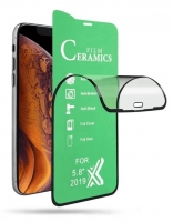 Pelicula de Vidro Iphone 13 Pro Ceramic Flexivel Glass Full Face 3D Preto