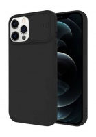 Capa Iphone 12 Pro SLIDE CAM Silicone Preto