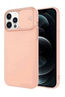 Capa Iphone 12 Pro SLIDE CAM Silicone Coral