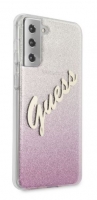 Capa Samsung Galaxy S21 Plus (Samsung G996) GUESS Glitter Gradient Rosa