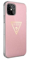 Capa Iphone 12 Pro Max GUESS GUHCP12LPCUMPTPI Rosa em Blister