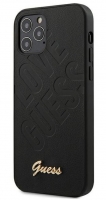 Capa Iphone 12 Pro Max GUESS GUHCP12LPUILGBK Preto em Blister