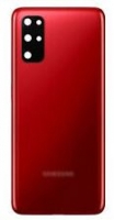 Capa Traseira Samsung Galaxy S20 Plus (Samsung G985) com Lente de Camara Aura Red