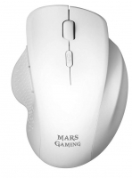 Rato Mars Gaming MMWERGO 3200DPI Wireless Branco