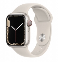 Apple Watch Series 7 GPS+Cellular 41mm Aluminio Luz das estrelas com Bracelete Desportiva Luz das Estrelas