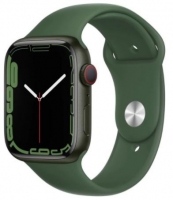 Apple Watch Series 7 GPS 45mm Aluminio Verde com Bracelete Desportiva Verde - MKN73PO/A
