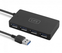 HUB 4 Portas USB 3.0 1Life Usb:Hub 4
