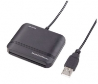 Leitor de Cartões de Cidadão Hama USB 2.0 Preto