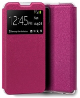 Capa Samsung Galaxy A03S (Samsung A037) Flip Book com Janela Rosa