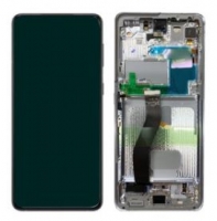 Touchscreen com Display e Aro Samsung Galaxy S21 Ultra 5G (Samsung G998) Phantom Black