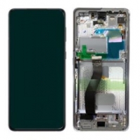 Touchscreen com Display e Aro Samsung Galaxy S21 Ultra 5G (Samsung G998) Phantom Silver