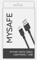 Cabo Dados Lightning MYSAFE para Iphone 1m Branco
