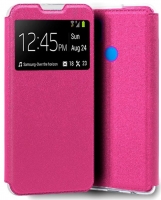 Capa Xiaomi Redmi 9C Flip Book c/Janela Rosa