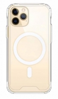 Capa Iphone 12 / 12 Pro Magsafe Silicone Transparente