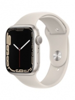 Apple Watch Series 7 GPS 45mm Aluminio Luz das estrelas com Bracelete Desportiva Luz das Estrelas - MKN63PO/A