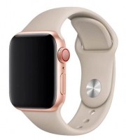 Bracelete Apple Watch 44mm Deluxe Devia Sport Band - Bege