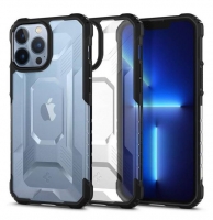 Capa Iphone 13 Pro SPIGEN Nitro Force Preto/Transparente em Blister