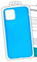 Capa Iphone 12 Pro Max Mysafe NEO Silicone Azul Transparente em Blister