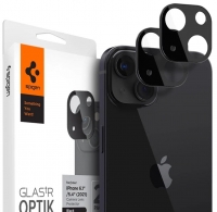 Protetor de Camara em Vidro Temperado Iphone 13, Iphone 13 Mini SPIGEN Optik (2 PACKs) Preto