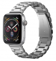 Bracelete Apple Watch 42mm/44mm/45mm SPIGEN Modern Fit Metal Band Prata