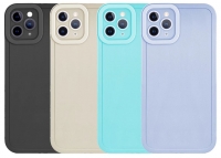 Capa Iphone 11 Pro BORDERCAM 4D Silicone Rosa Claro