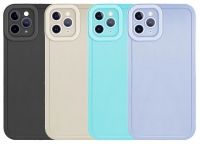 Capa Iphone 13 Pro BORDERCAM 4D Silicone Lilas