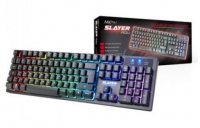 Teclado Gamer MKPLUS RGB 105 Teclas USB (TG8120SLAYER-RGB) Preto