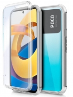 Capa Xiaomi Pocophone M4 Pro 5G, Redmi Note 11s 5G 360 Full Cover Acrilica + Tpu Transparente