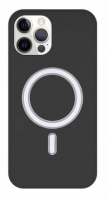 Capa Iphone 12 Pro Max Magsafe Silicone Preto