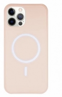 Capa Iphone 13 Pro Magsafe Silicone Rosa Claro