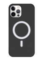 Capa Iphone 13 Pro Max Magsafe Silicone Preto