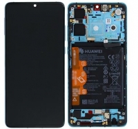 Touchscreen com Display e Aro com Bateria Huawei P30 Aurora - Service Pack