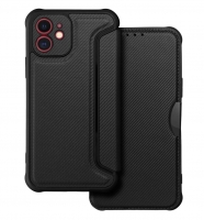 Capa Iphone 12 Flip Book RAZOR Preto