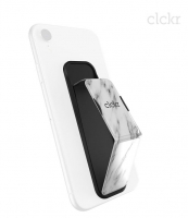 Suporte Stand e Grip MARBLE CLCKR para Smartphone e Tablet Branco