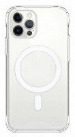 Capa Iphone 11 Pro Max Magsafe Premium Silicone Transparente