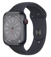 Apple Watch Series 8 GPS+Cellular 45mm Aluminio Meia-Noite com Bracelete Desportiva Meia-Noite