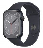 Apple Watch Series 8 GPS 45mm Aluminio Meia-Noite com Bracelete Desportiva Meia-Noite