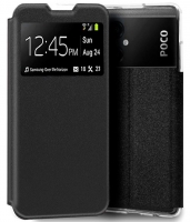 Capa Xiaomi Poco M5 Flip Book com Janela Preto