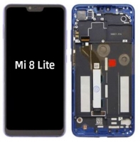 Touchscreen com Display e Aro Xiaomi Mi8 Lite Azul