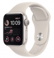 Apple Watch SE (2ª Geração) GPS 40mm Alumínio Luz das Estrelas com Bracelete Desportiva Luz das Estrelas