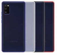 Capa Samsung Galaxy A13 4G (Samsung A135) Smoked Silicone Preto/Azul