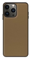 Capa Iphone 14 Pro Max em Pele Magnetica Castanho