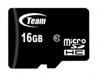 Cartão de Memória 16GB Team Group CLASS10 com Adaptador SD em Blister