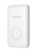 Bateria Externa Canyon Magsafe Wireless USB/USB-C 10.000mAh Branco
