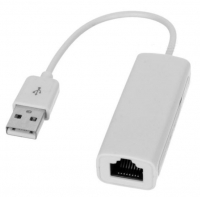 Adaptador de Rede USB A 2.0 para RJ45 10/100Mbps Branco Gembird