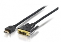 Cabo HDMI para DVI 2 metros Equip Preto