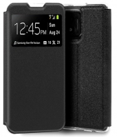 Capa Alcatel 1B 2022 Flip Book com Janela Preto