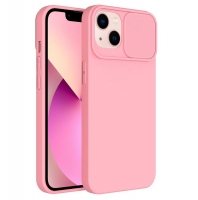 Capa Iphone 7 Plus, Iphone 8 Plus SLIDE CAM Silicone Rosa