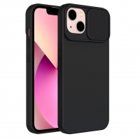 Capa Iphone XR SLIDE CAM Silicone Preto